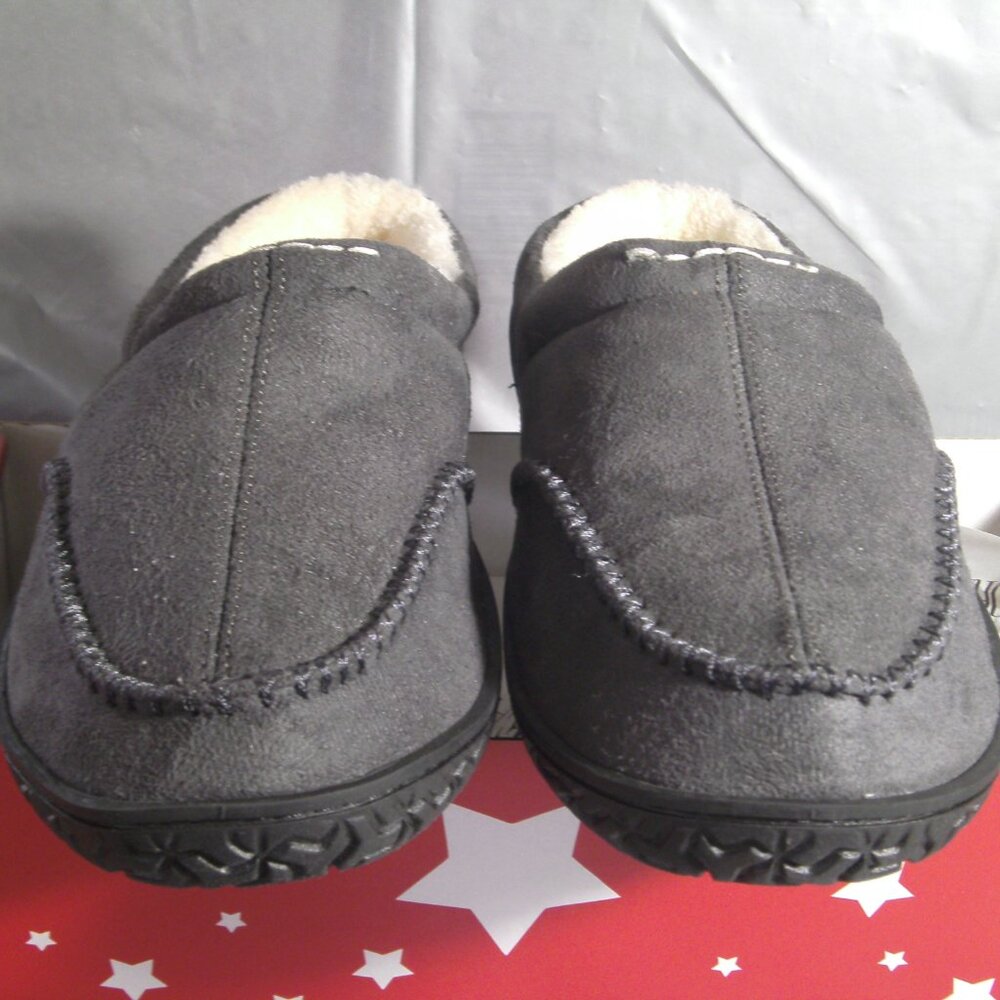 DREAM PAIRS Men's Slippers Bedroom House Indoor Faux Fur Lined Size 11
